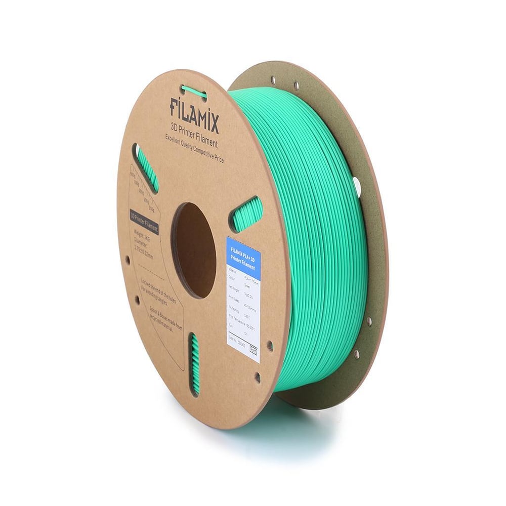 Filamix PLA+ Filament 1.75mm 1Kg (100mm/s) Yeşil
