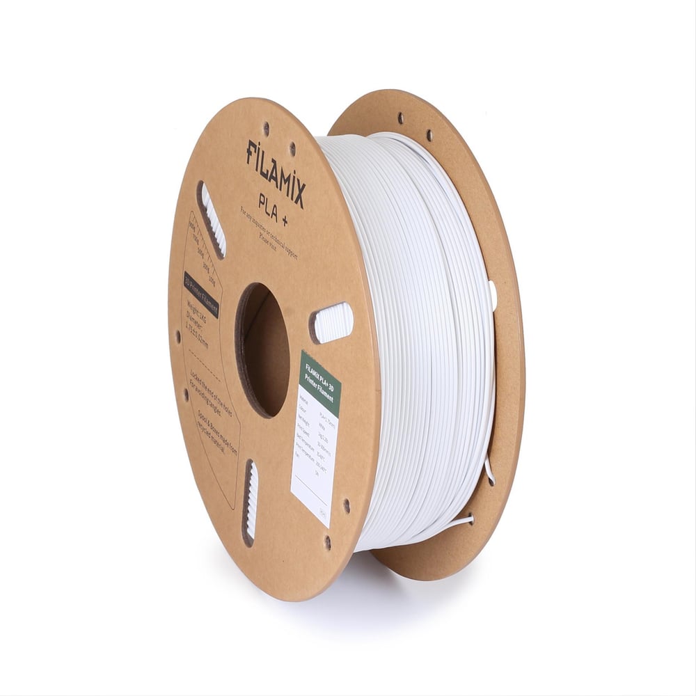 Filamix PLA+ Filament 1.75mm 1Kg (300mm/s)Beyaz