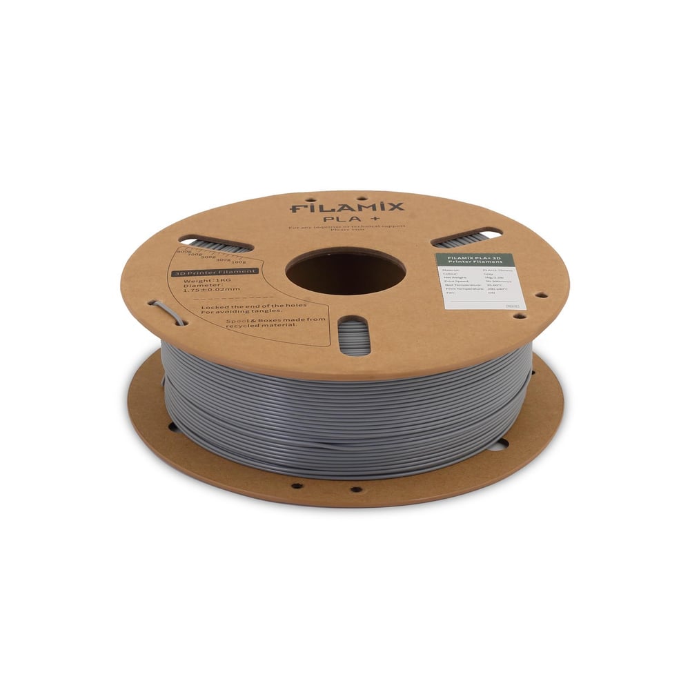Filamix PLA+ Filament 1.75mm 1Kg (300mm/s)Gri