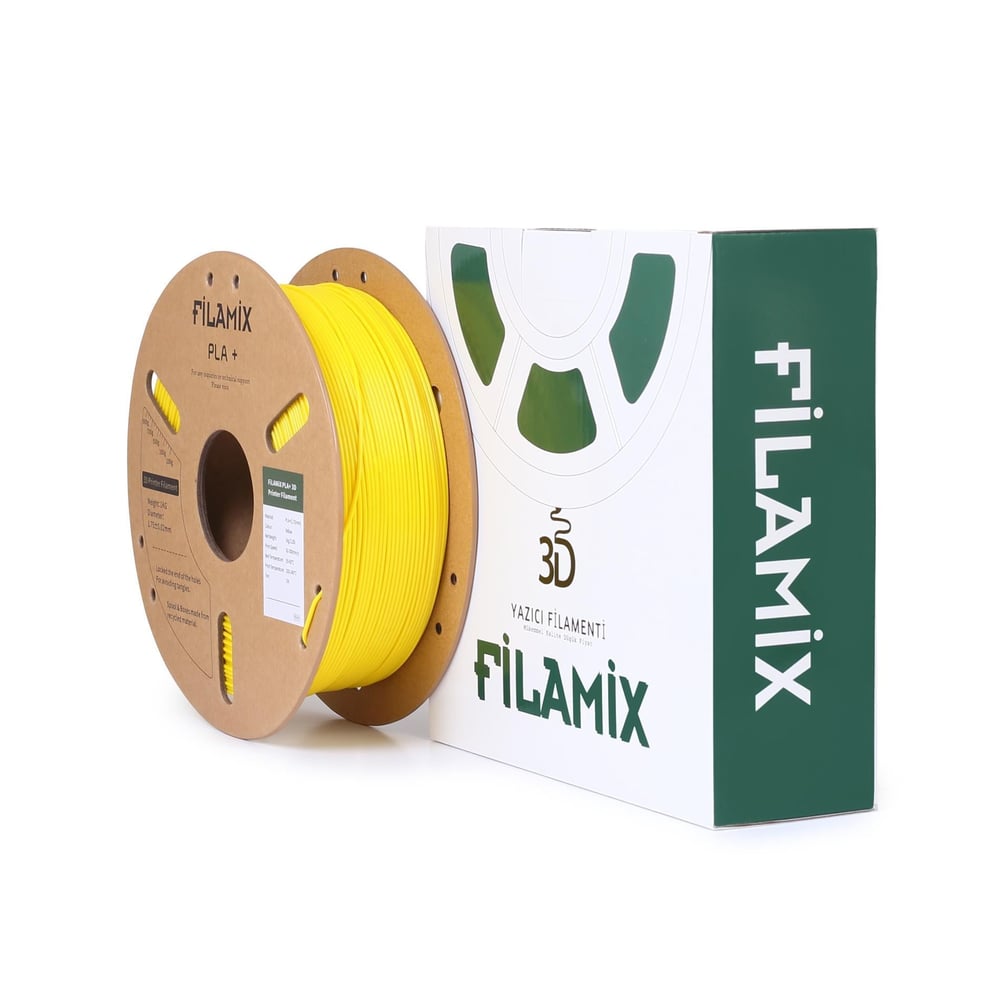 Filamix PLA+ Filament 1.75mm 1Kg (300mm/s)Sarı