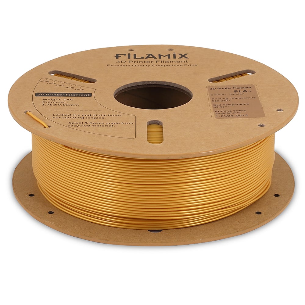 Filamix PLA Plus(PLA+)Filament 1.75mm 1Kg-Altın