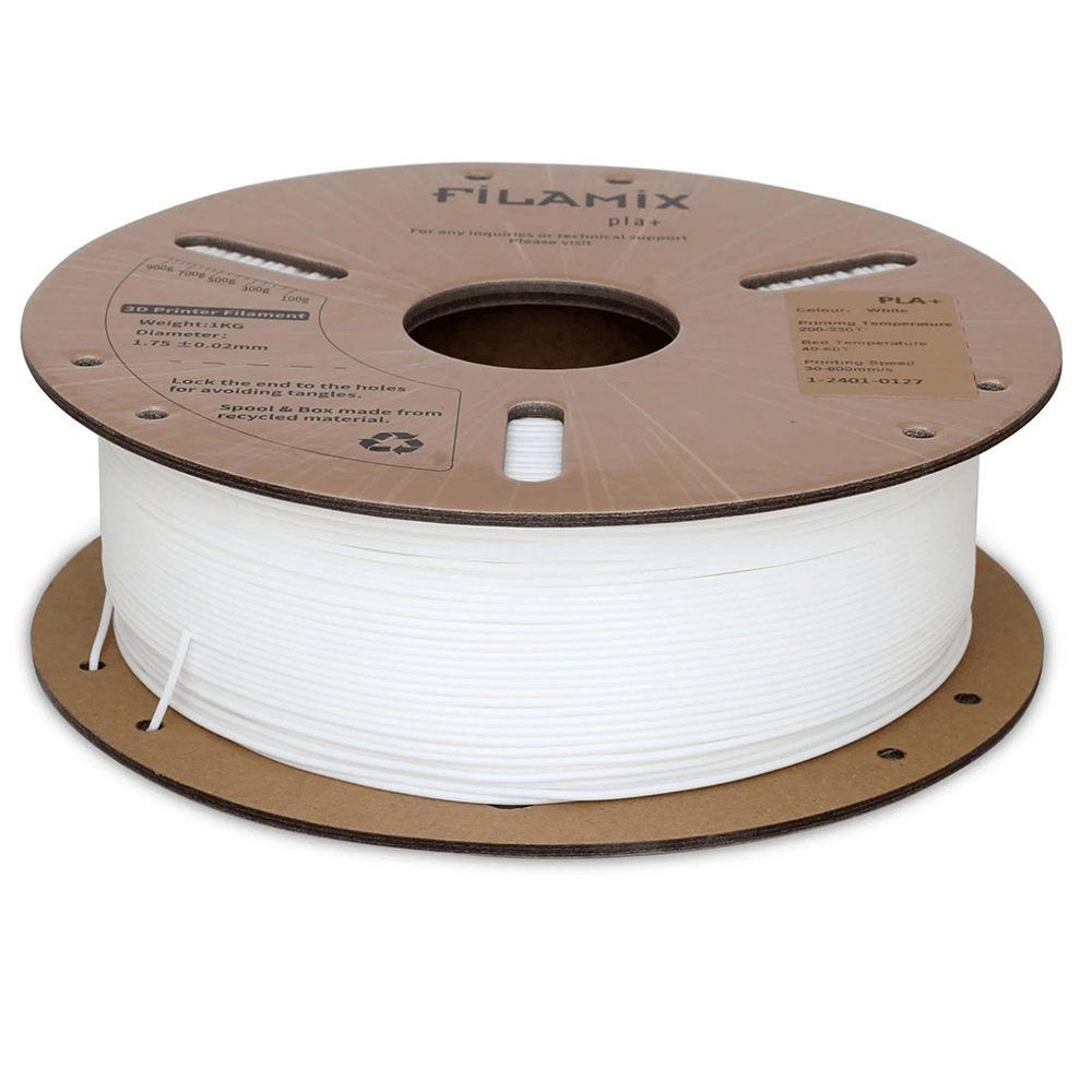 Filamix PLA Plus(PLA+)Filament 1.75mm 1Kg-Beyaz