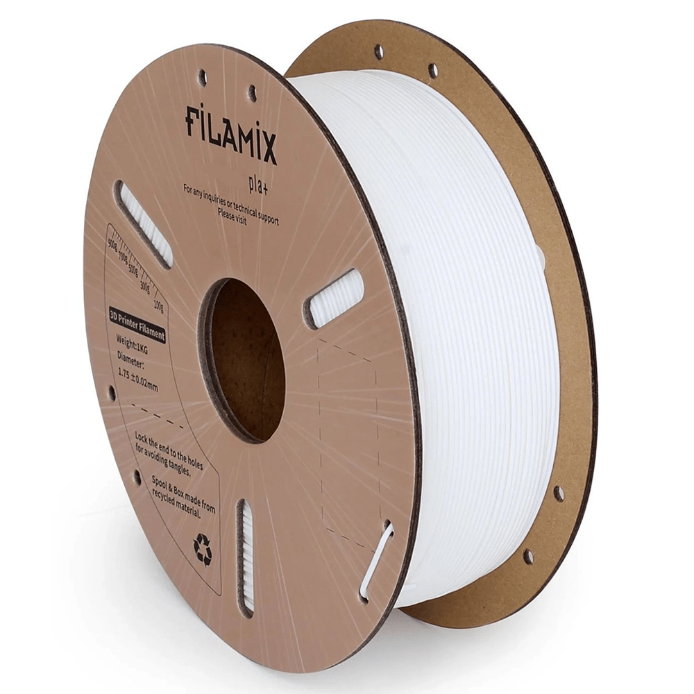 Filamix PLA Plus(PLA+)Filament 1.75mm 1Kg-Beyaz
