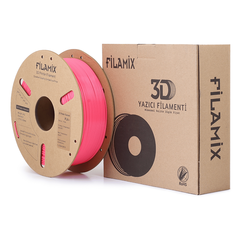 Filamix PLA Plus(PLA+)Filament 1.75mm 1Kg-Gül Pembe