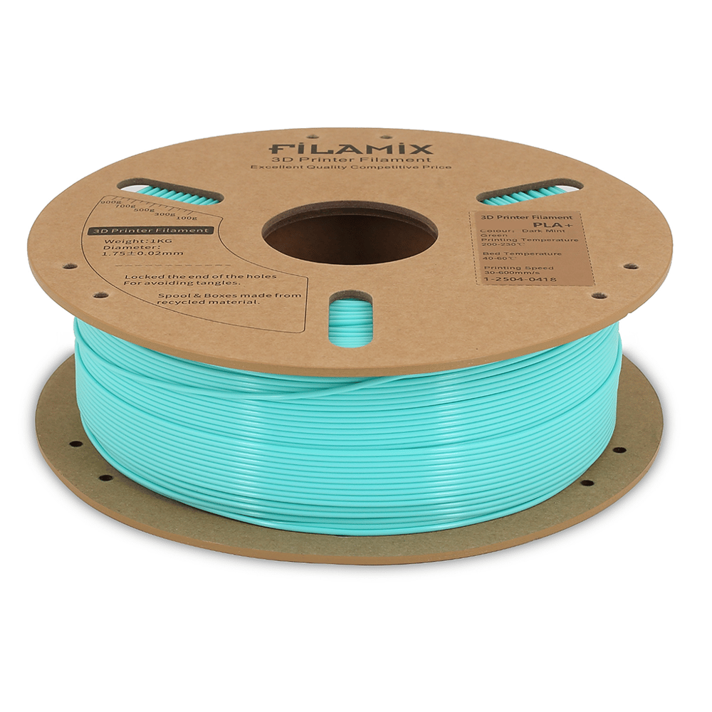 Filamix PLA Plus(PLA+)Filament 1.75mm 1Kg-Koyu Nane Yeşil