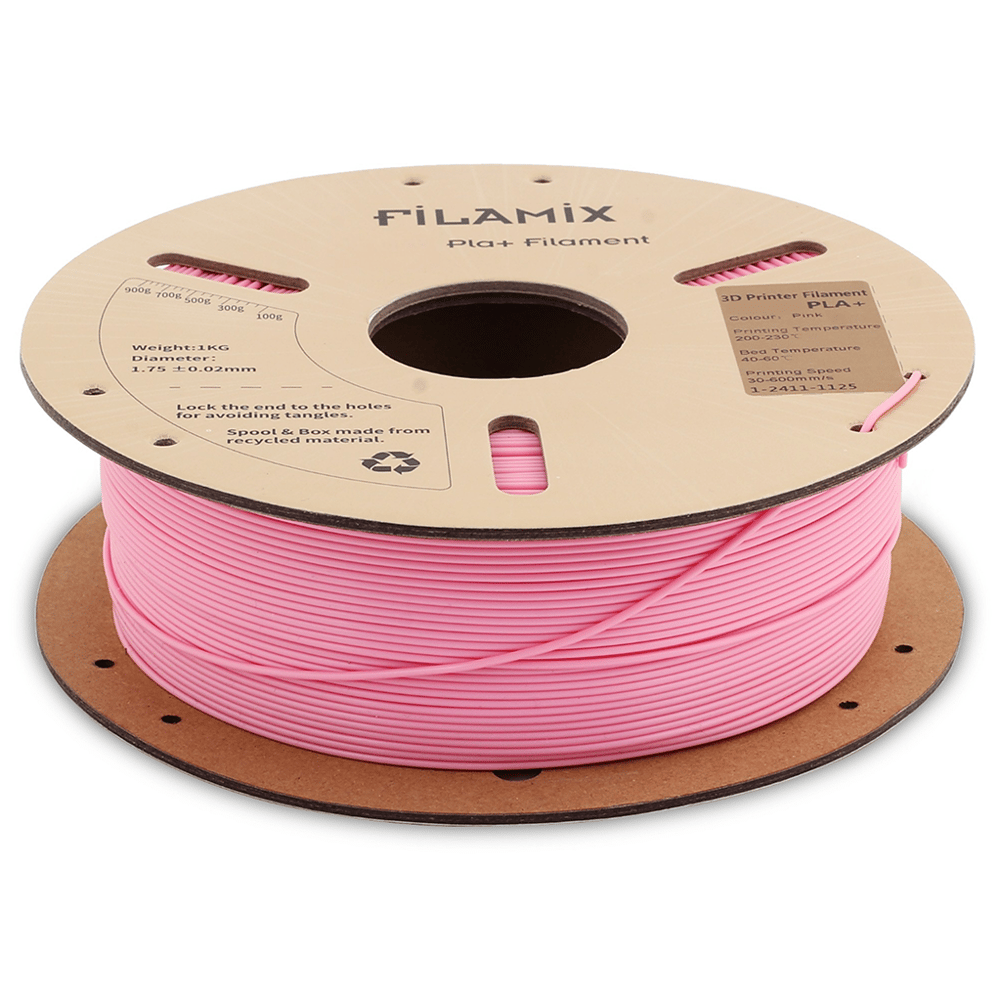 Filamix PLA Plus(PLA+)Filament 1.75mm 1Kg-Pembe