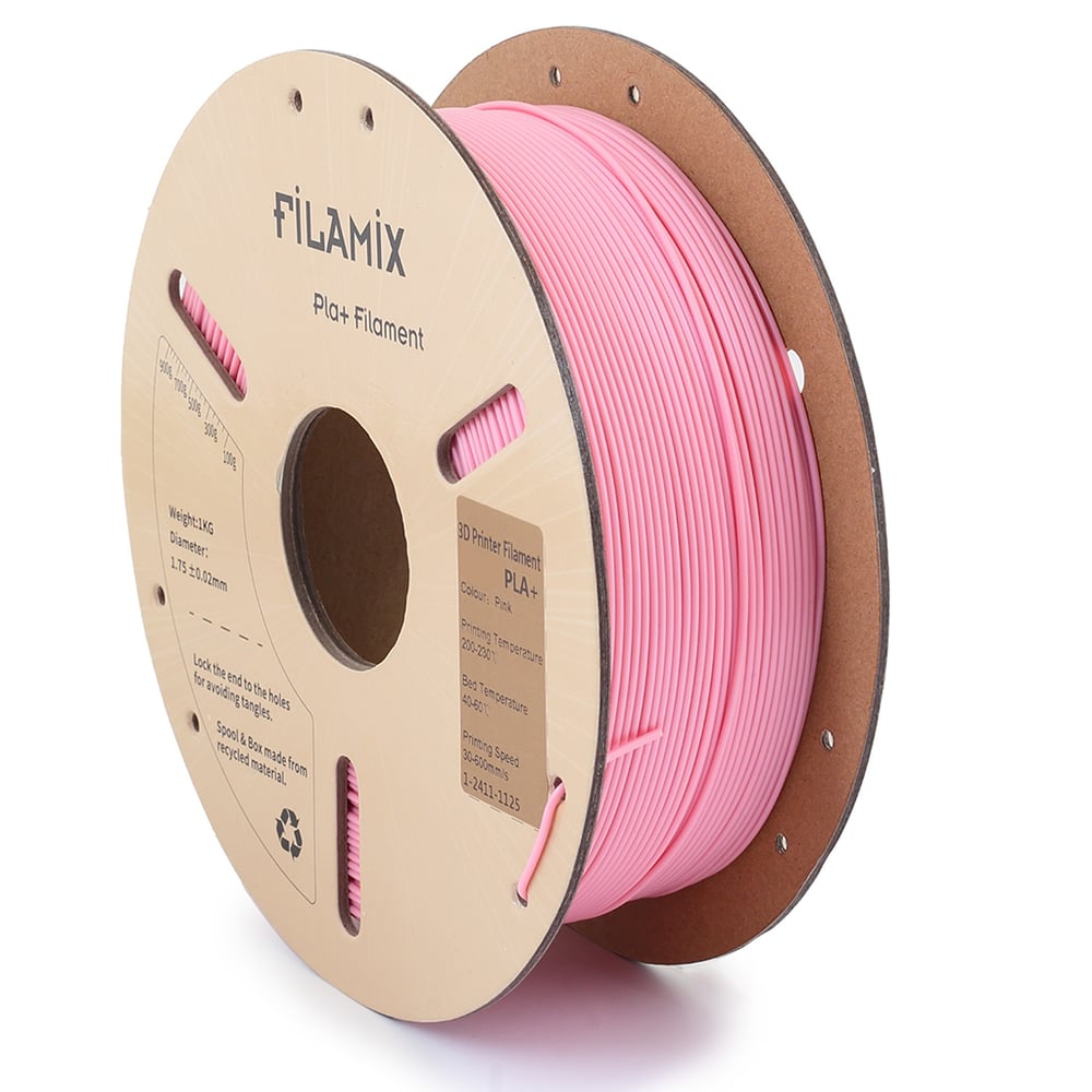 Filamix PLA Plus(PLA+)Filament 1.75mm 1Kg-Pembe