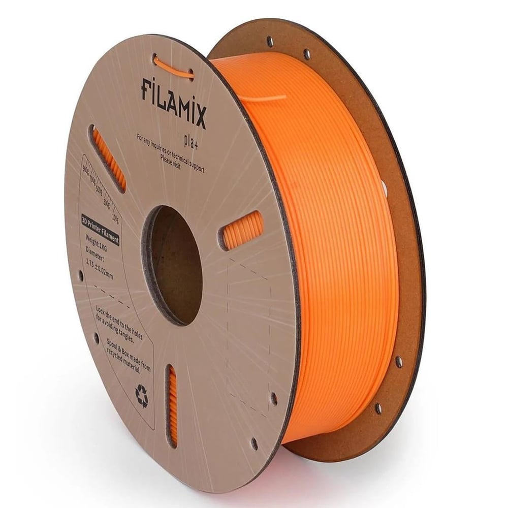 Filamix PLA Plus(PLA+)Filament 1.75mm 1Kg-Turuncu
