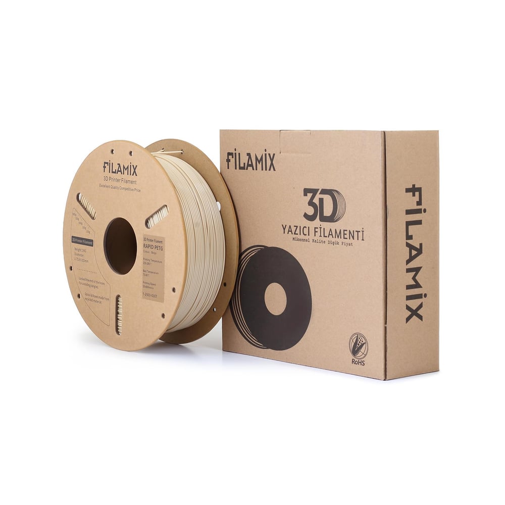 Filamix Rapid Petg Filament 1.75mm 1Kg Bej