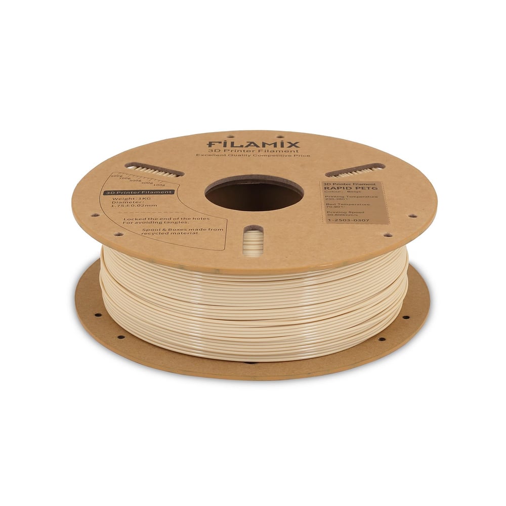 Filamix Rapid Petg Filament 1.75mm 1Kg Bej