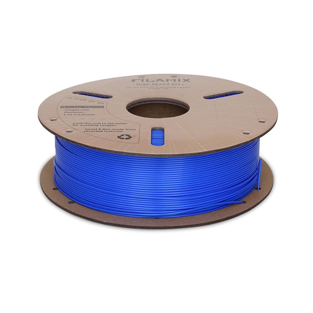 Filamix Yüksek Hızlı Hyper PLA+ Filament 1.75mm 1Kg-Mavi