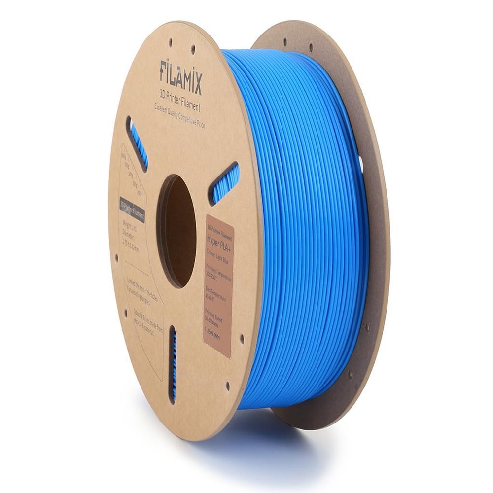 Filamix Yüksek Hızlı Hyper PLA+ Filament 1.75mm 1Kg-Açık Mavi