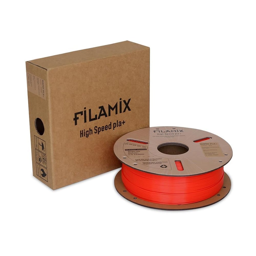 Filamix Yüksek Hızlı Hyper PLA+ Filament 1.75mm 1Kg-Kırmızı