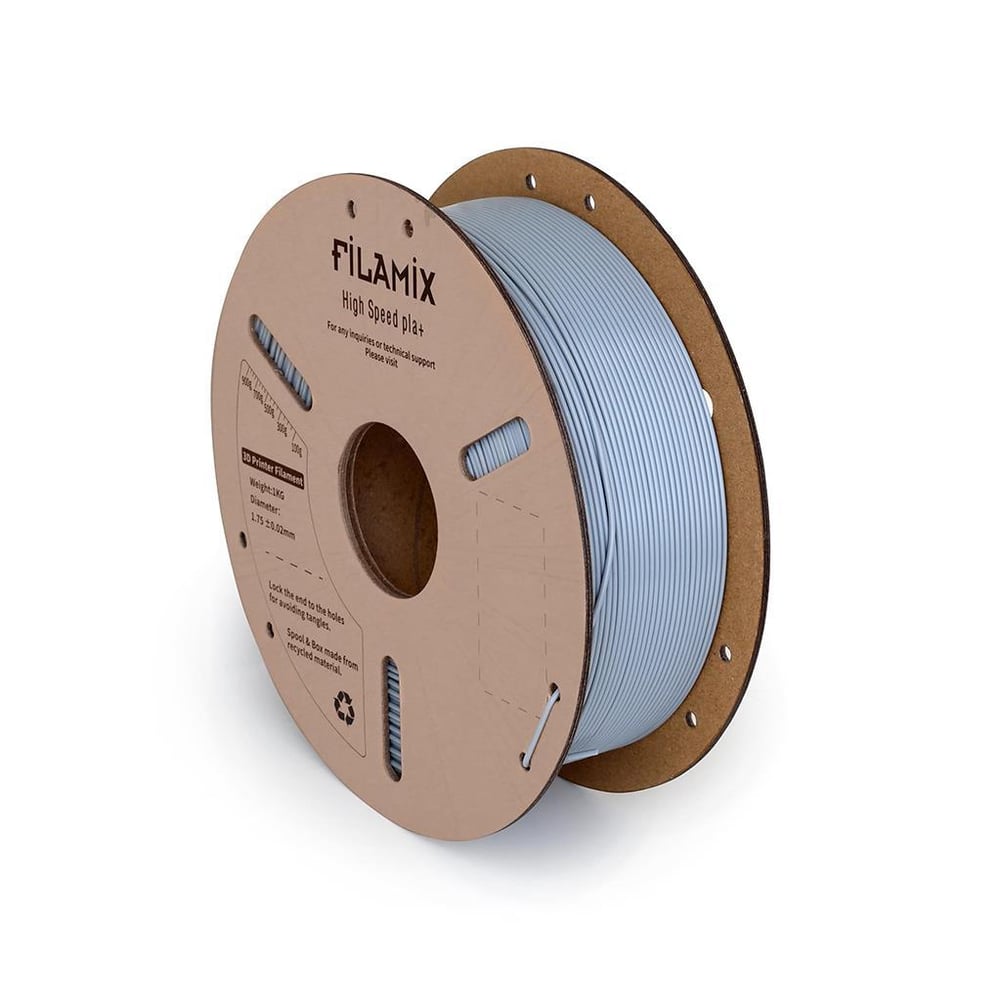 Filamix Yüksek Hızlı Hyper PLA+ Filament 1.75mm 1Kg-Gri