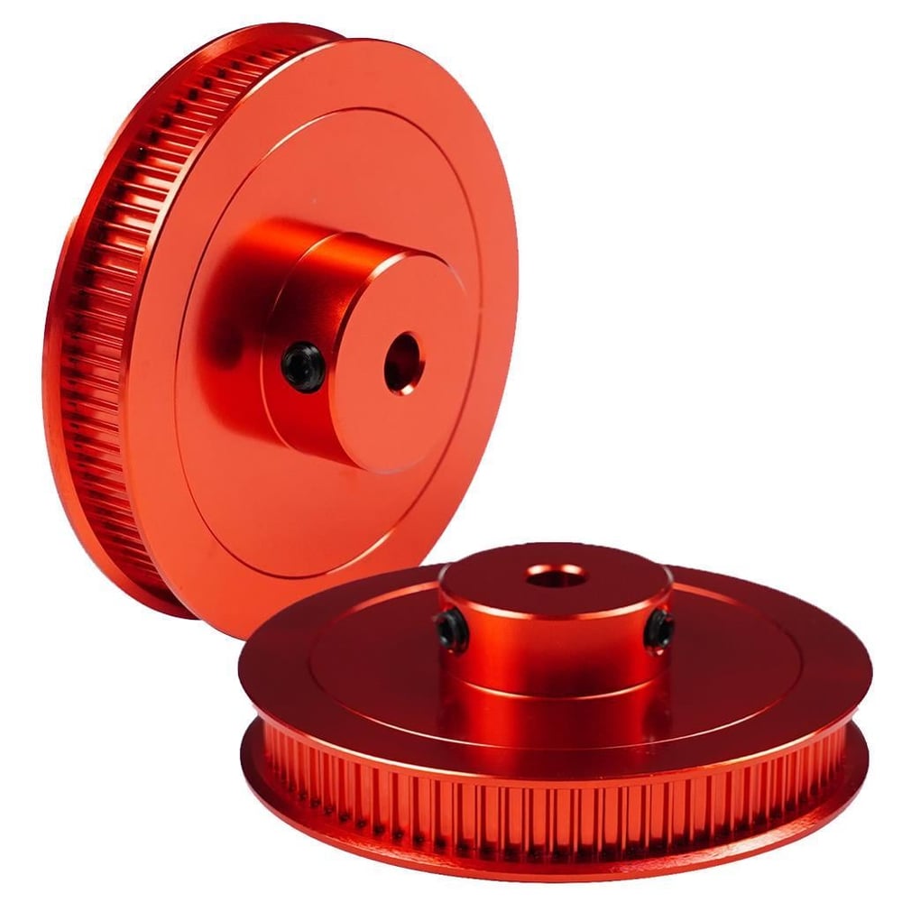 Gt2 6mm 80 Diş Kasnak Kırmızı (İç Çap 5 mm)