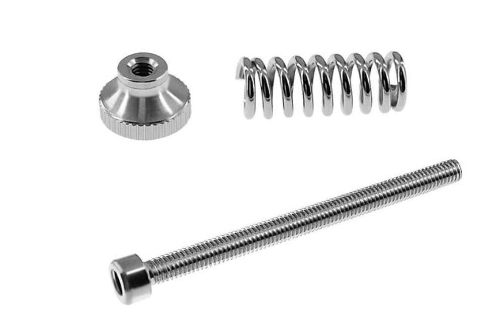Isıtıcı Tabla Kalibrasyon Yay Seti M3 20 mm Gri Renk(4 Lü Set)