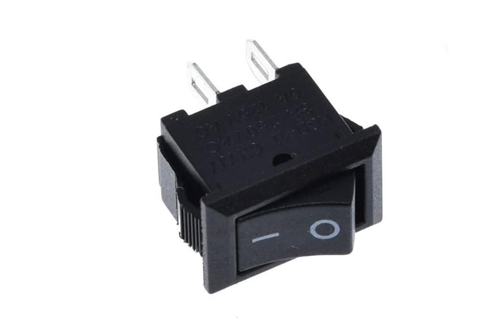 KCD11 On Off Işıksız Mini Anahtar Siyah(2 Pinli)
