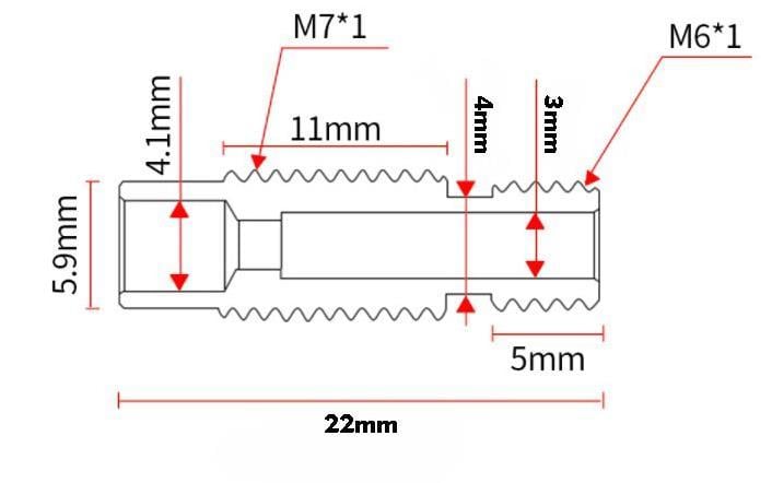 M6-M7 Setli Teflonlu Barrel(3x2 Teflonlu)