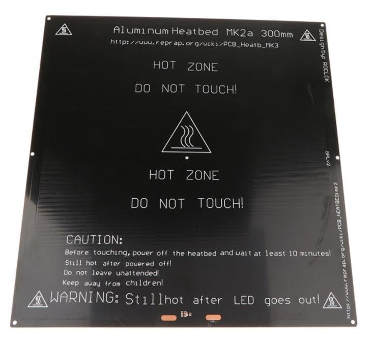 Mk2A 300x300 Alüminyum Isıtıcı Tabla