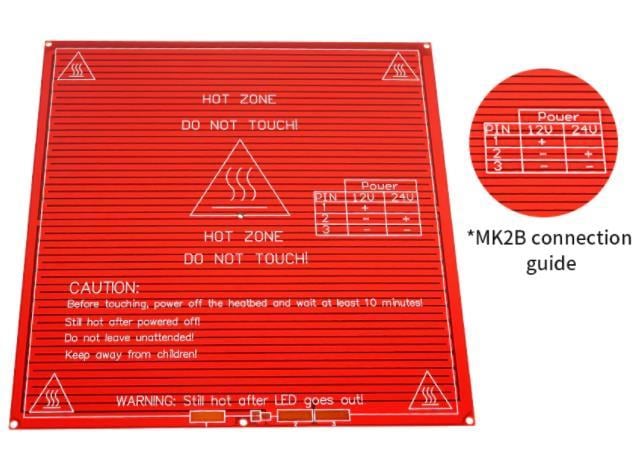 Mk2B 20x20 Isıtıcı Tabla
