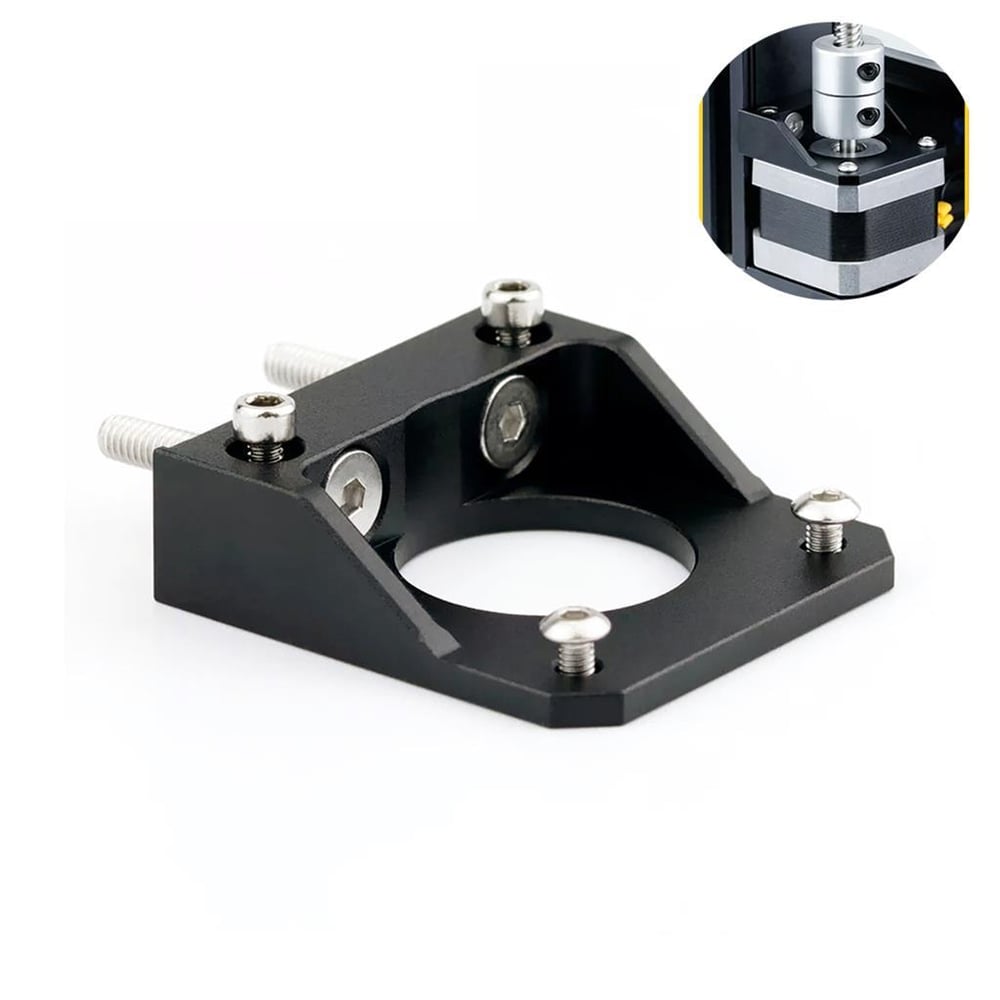 Nema 17 Step Motor Tutucu Alüminyum Parça(Siyah)