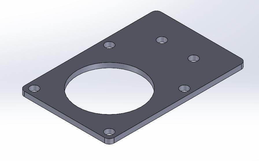 Nema 23 Düz Motor Tutucu(30x30 Sigma İçin)