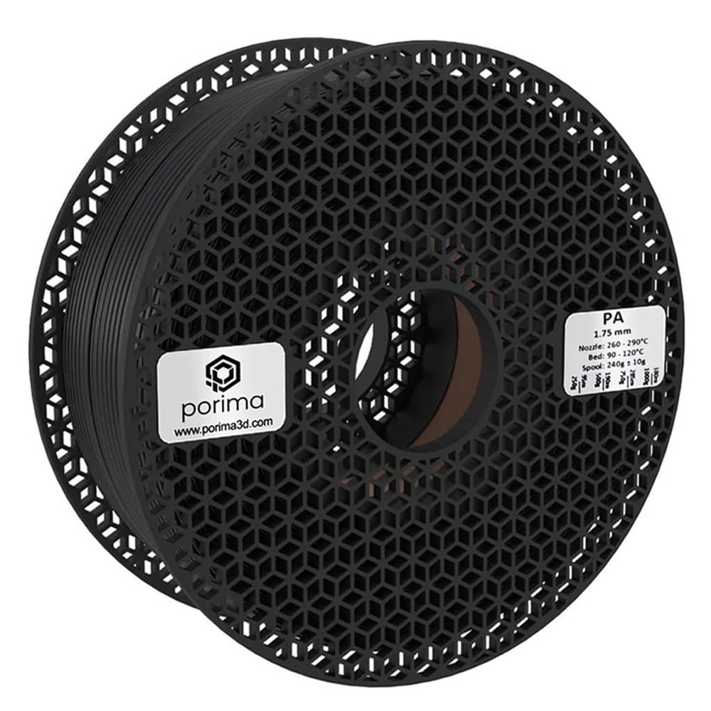 Porima Nylon PA 1.75mm Siyah Filament 1Kg