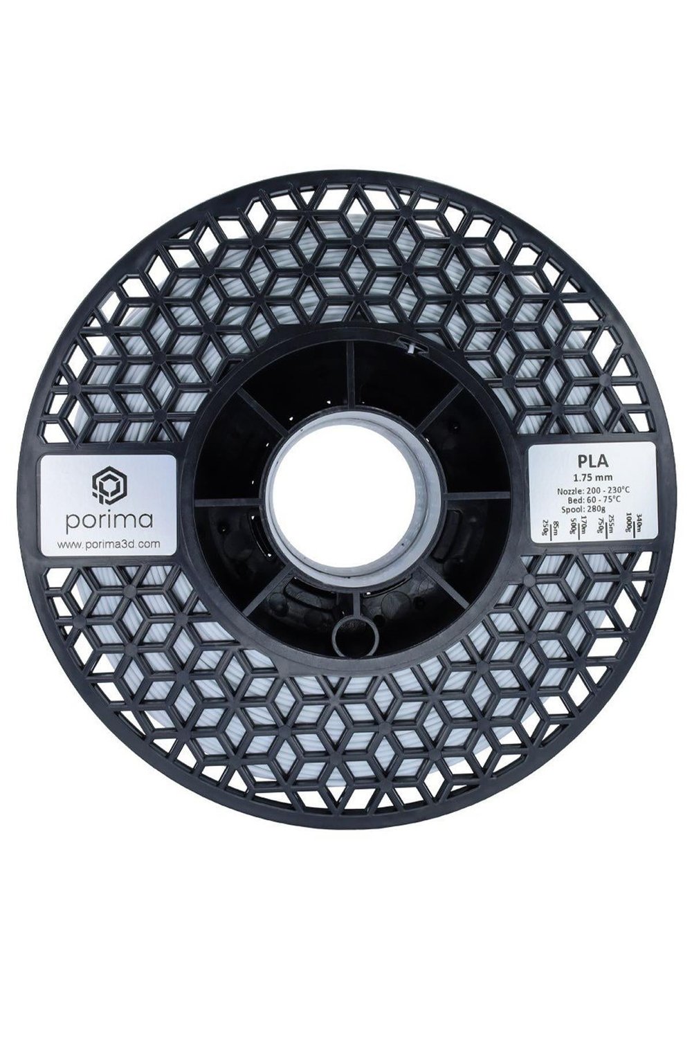 Porima PLA 1.75mm Beyaz RAL9003 Filament 1 Kg