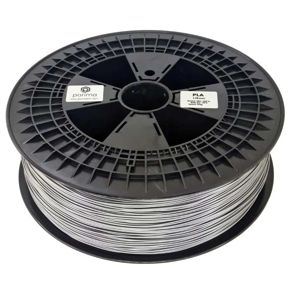 Porima PLA 1.75mm Gümüş RAL7046 Filament 3 Kg