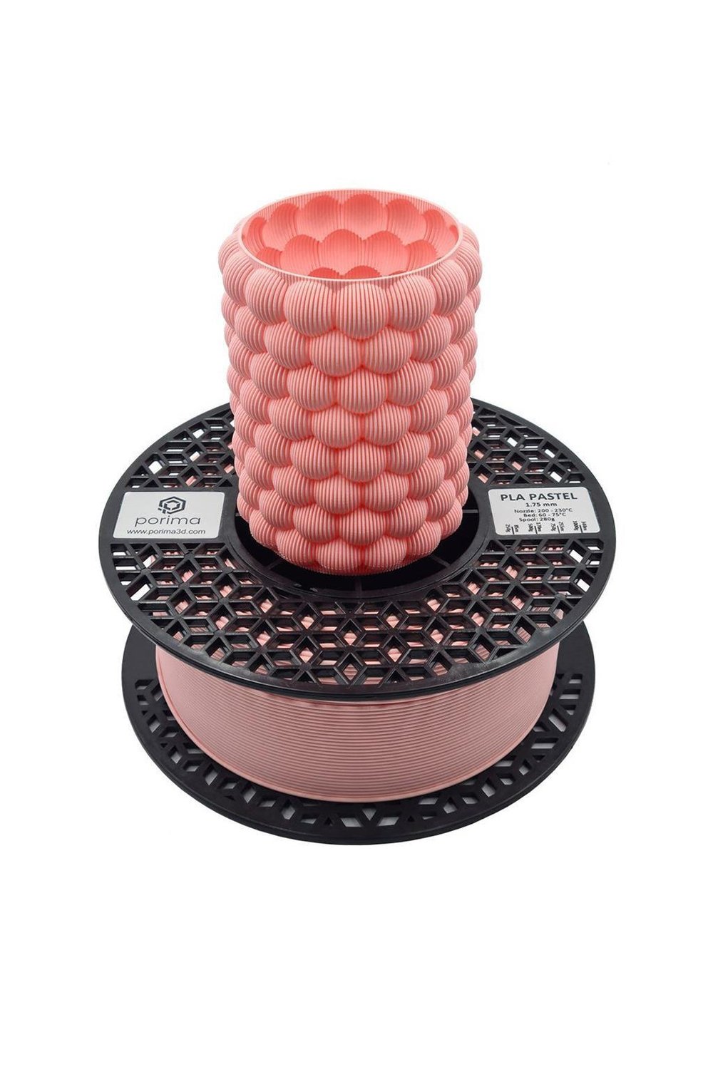 Porima PLA Pastel 1.75mm Toz Pembe Filament 1 Kg