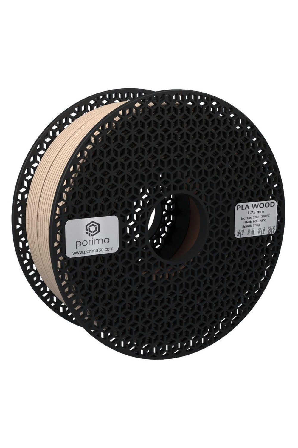 Porima PLA Wood Filament (Açık Ahşap)1.75mm 1kg
