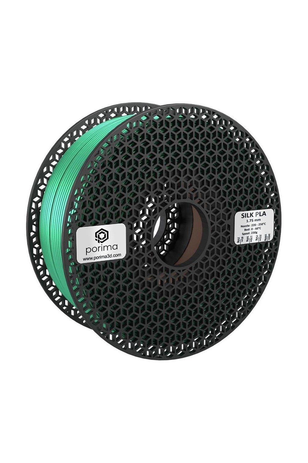 Porima Silk PLA 1.75mm Yeşil Filament 1Kg