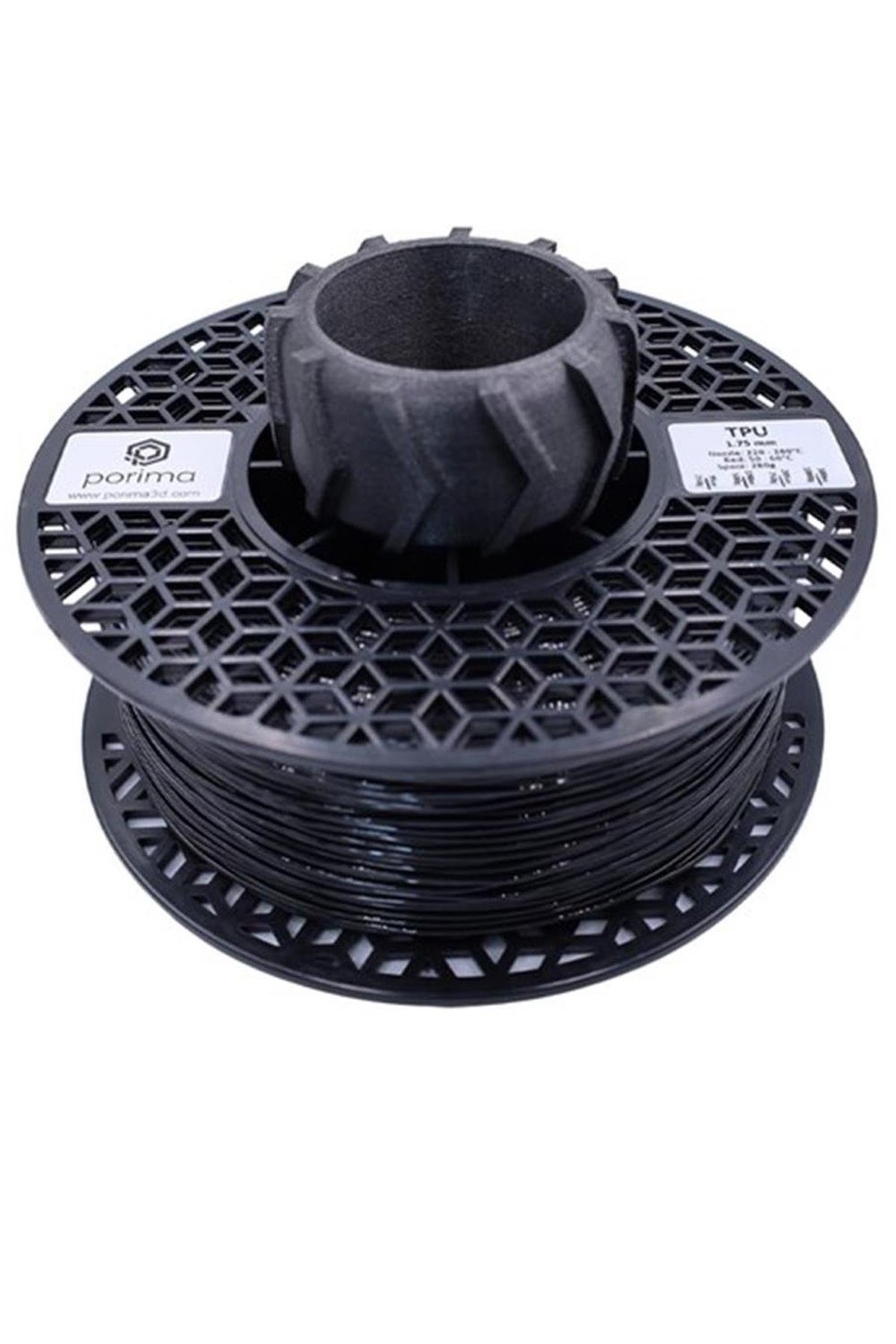 Porima TPU Flex 95A 1.75mm Siyah RAL9005 Filament 1 Kg