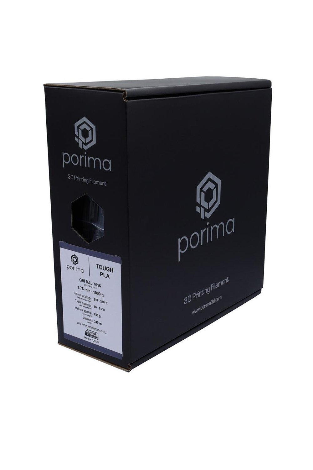 Porima Tough PLA Filament Gri RAL7015 1.75mm 1kg