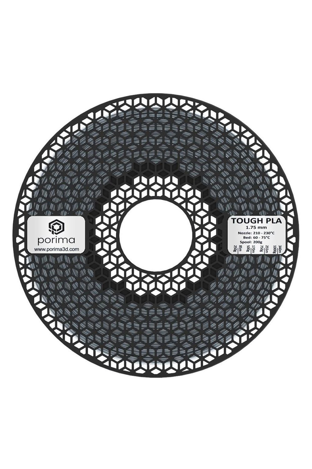 Porima Tough PLA Filament Gri RAL7015 1.75mm 1kg