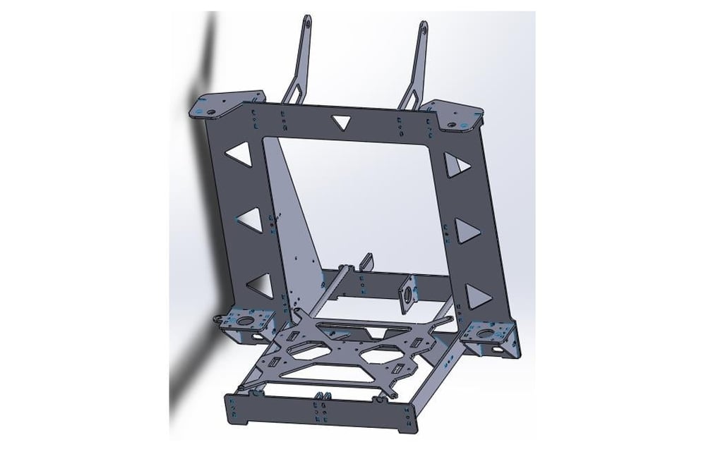 Prusa İ3 Yarı Metal  Şase