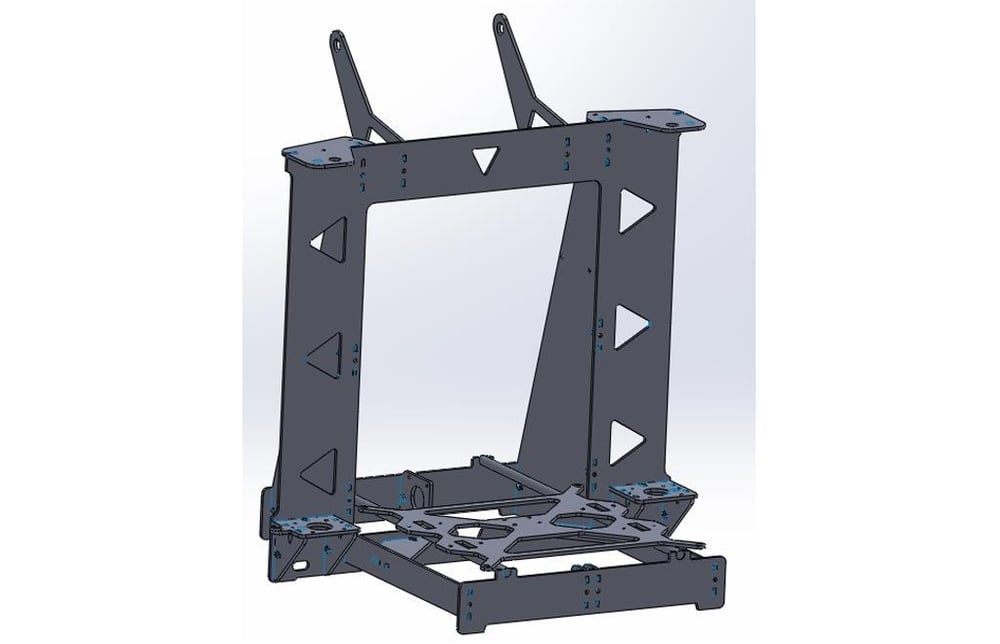 Prusa İ3 Yarı Metal  Şase