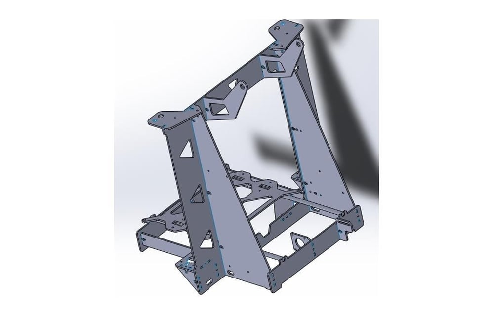 Prusa İ3 Yarı Metal  Şase