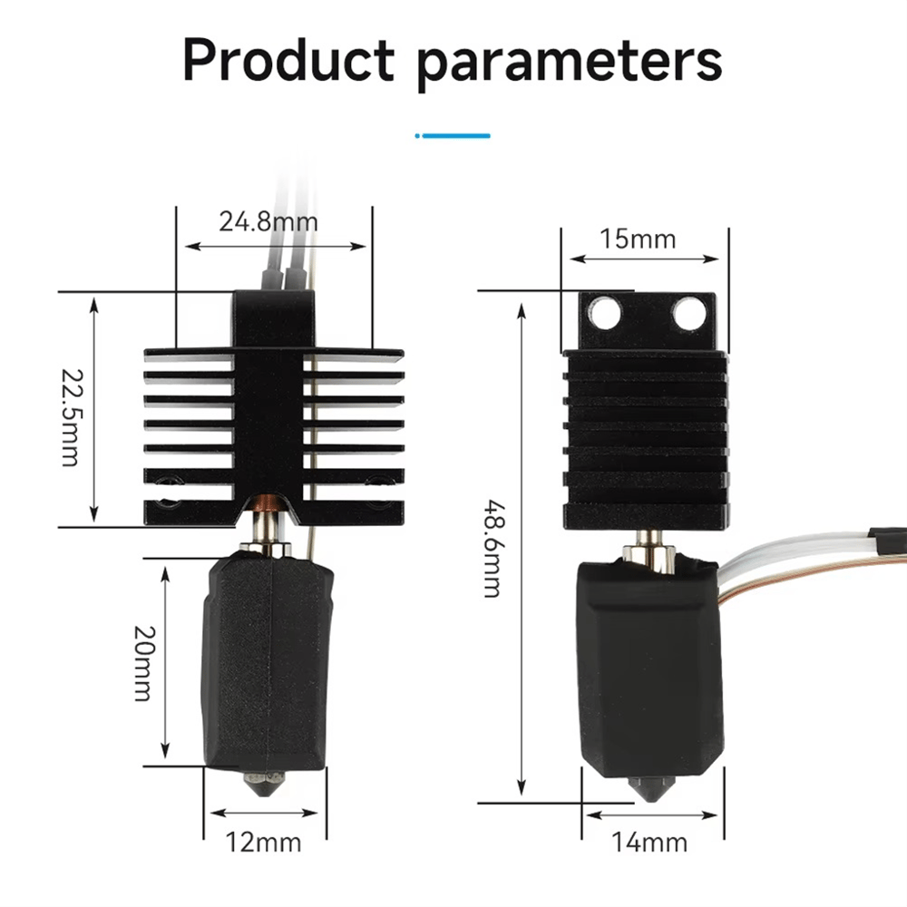 Qidi Tech X Plus 3-X Max 3-X Smart Yükseltilmiş Hotend Kiti