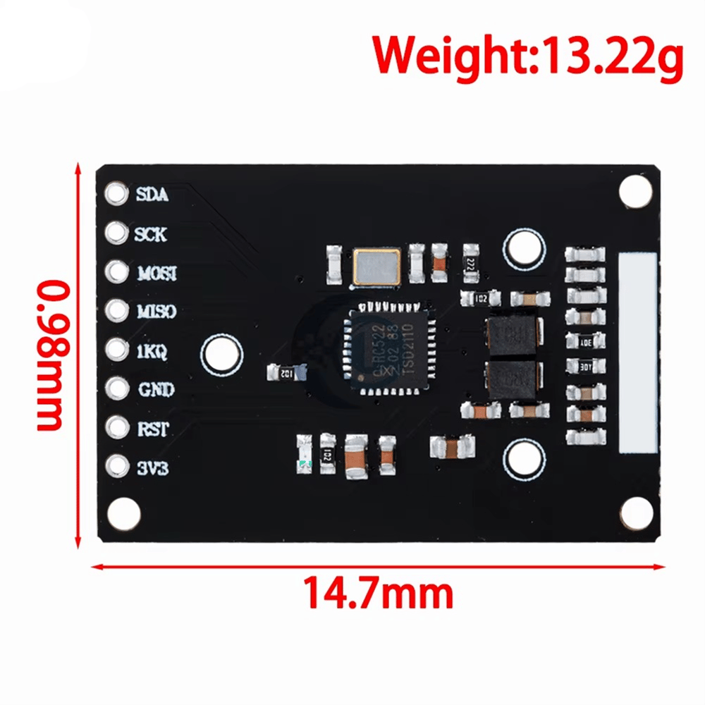 RC522 Rfid Nfc Modülü 13.56 MHz Mini Kart Okuyucu Modül