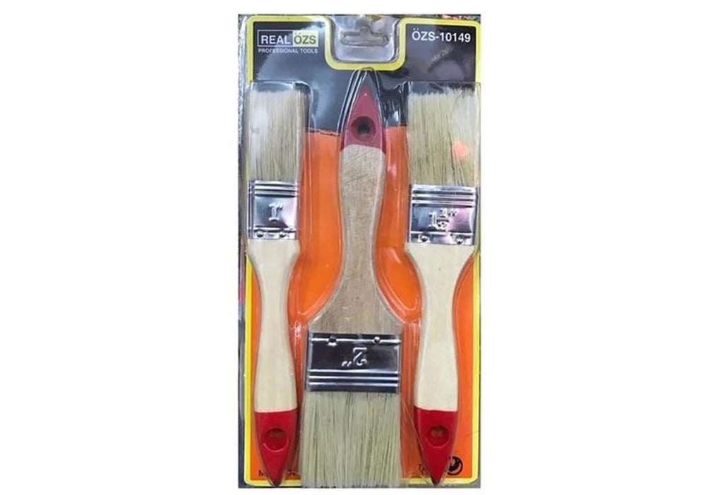 Real Özs Temizlik Fırçası 3Lü Set (ÖZS-10149)