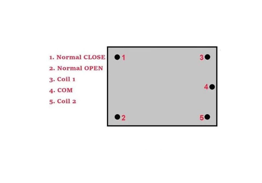 Röle 12VDC 250v 10A 5 Pin SRD SL C RELAY Mavi