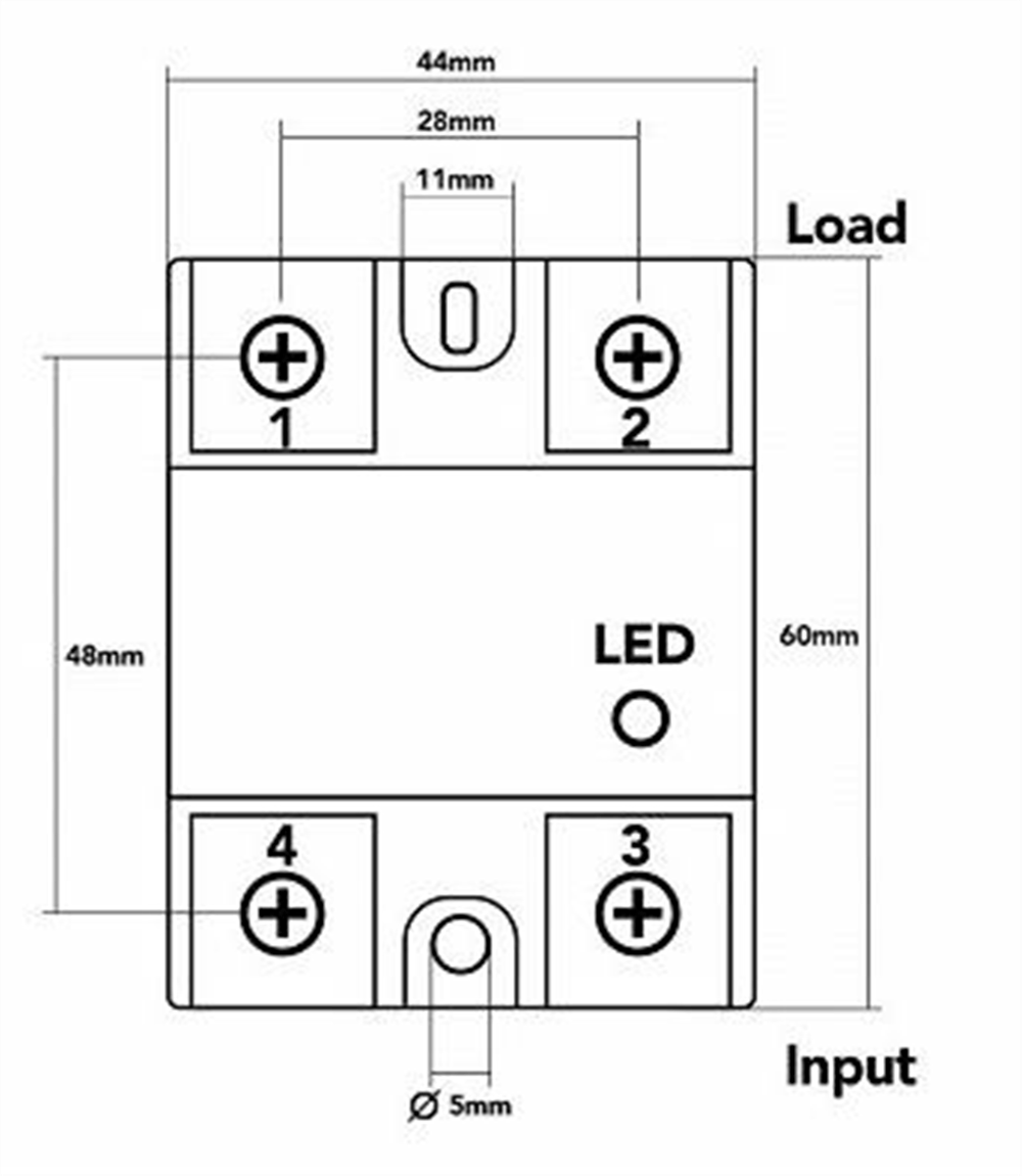 SSR-100DA (100A) Solid State Röle (Geliştirme Kartlarıyla Uyumlu)