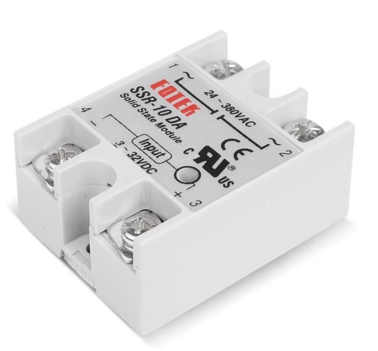 SSR-10DA (10A) Solid State Röle (Geliştirme Kartlarıyla Uyumlu)