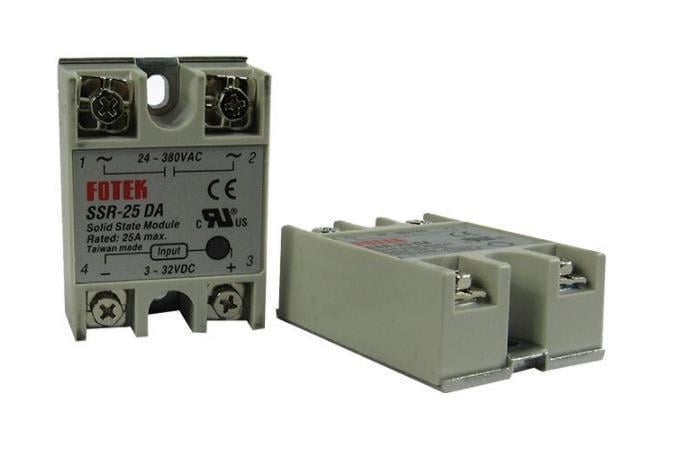 SSR-25DA (25A) Solid State Röle (Geliştirme Kartlarıyla Uyumlu)