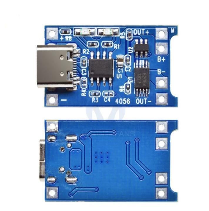 TP4056 1A Lipo – Li-on Pil Şarj Devresi Type C (Sarj Korumalı)