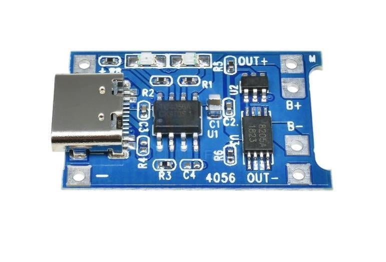 TP4056 1A Lipo – Li-on Pil Şarj Devresi Type C (Sarj Korumalı)
