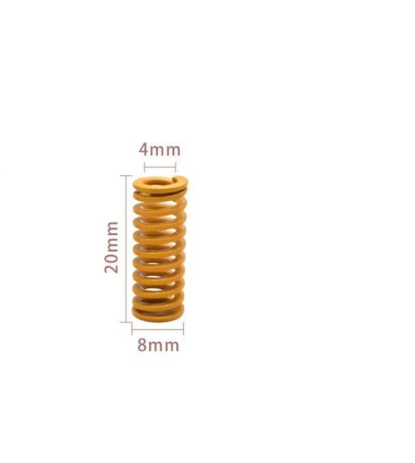 Tabla Yayı İç Çap 4mm Boy 20mm(4 Adet Sarı)