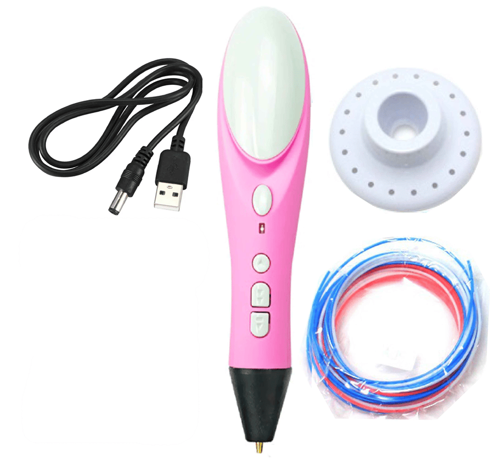 Usb Girişli 3DPen Baskı Kalemi-Pembe