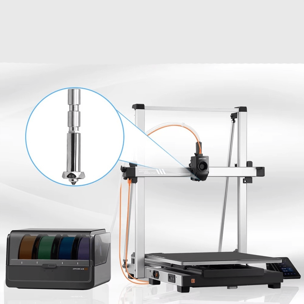 Anycubic Kobra 3 Max Sertleştirilmiş Çelik Nozzle-0.4mm